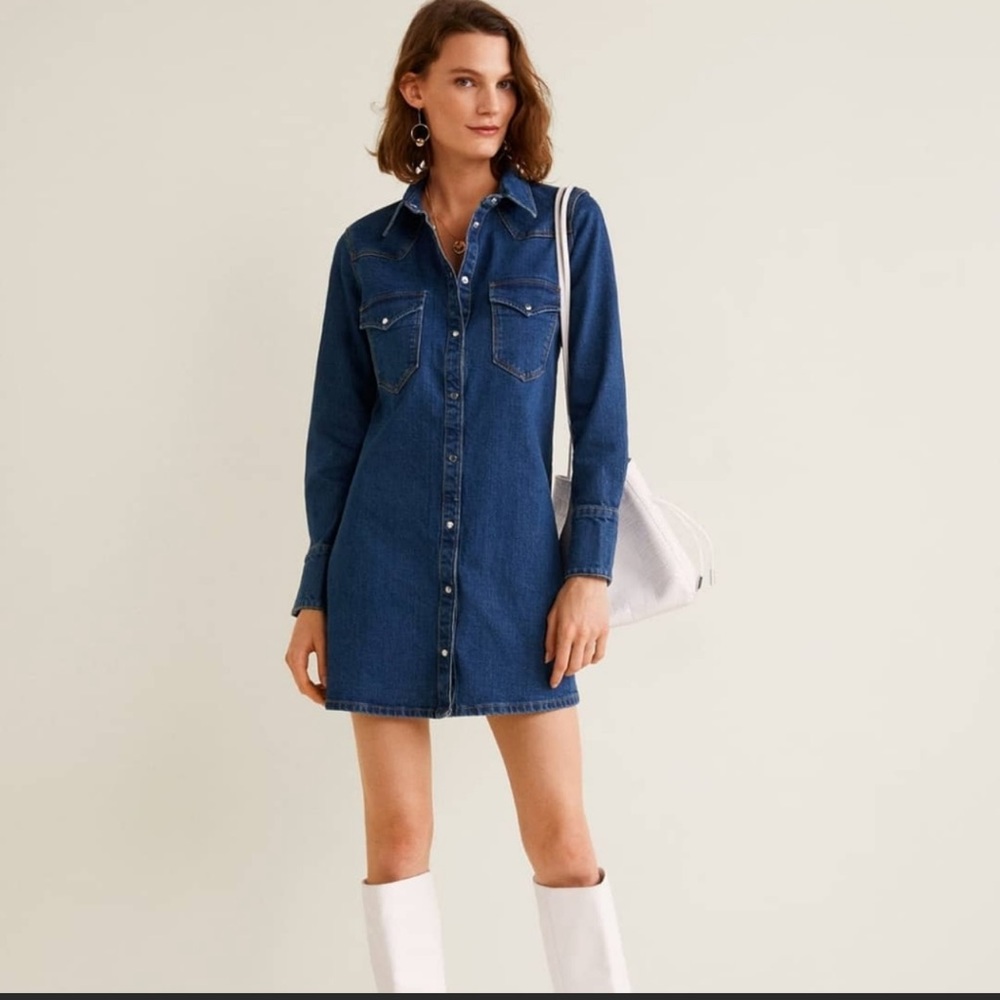 Mango Denim Dress